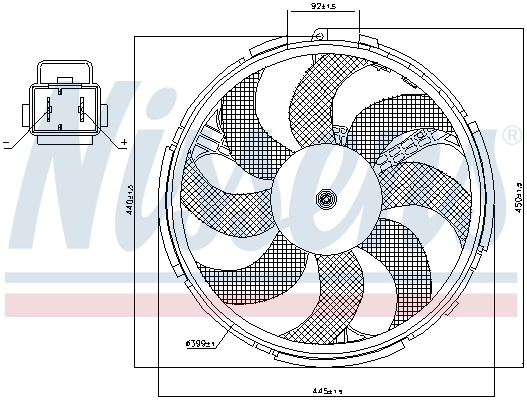 Compre 5041206 Frig AIR Ventilador elétrico de esfriamento montado (motor + roda de aletas)