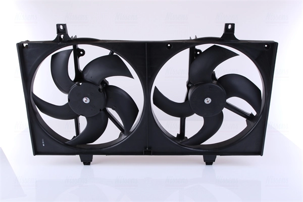 85526 Nissens Difusor do radiador de esfriamento, montado com motor e roda de aletas