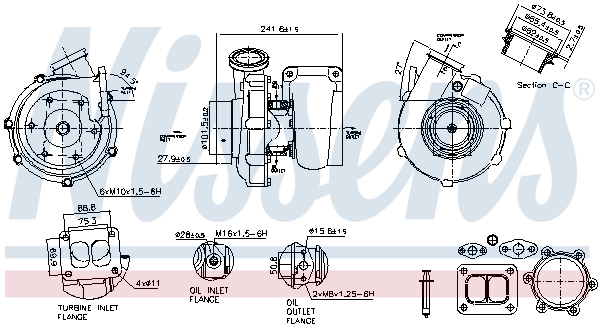 Turbina Nissens 93295