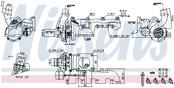 Turbina Nissens 93077