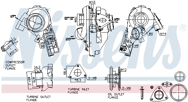 Turbina Nissens 93520
