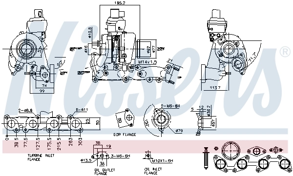 93168 Nissens Turbina