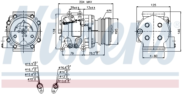 Compre Compressor de aparelho de ar condicionado Mazda 323 