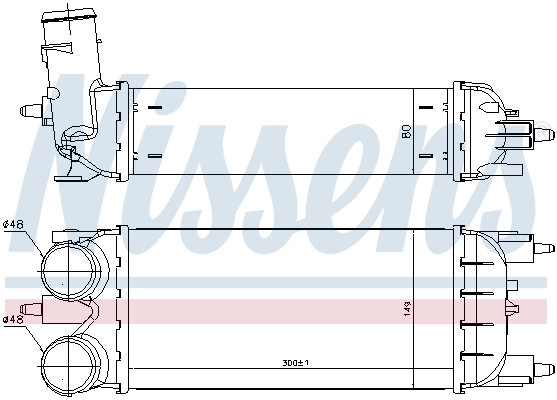 Radiador de intercooler Nissens 96437