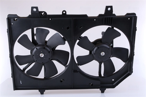 85279 Nissens Difusor do radiador de esfriamento, montado com motor e roda de aletas