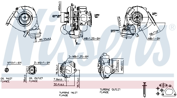 Turbina Nissens 93109