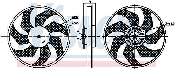 Ventilador elétrico de esfriamento montado (motor + roda de aletas) Nissan/Infiniti 9212000Q0K preço, a partir de 131,01 USD