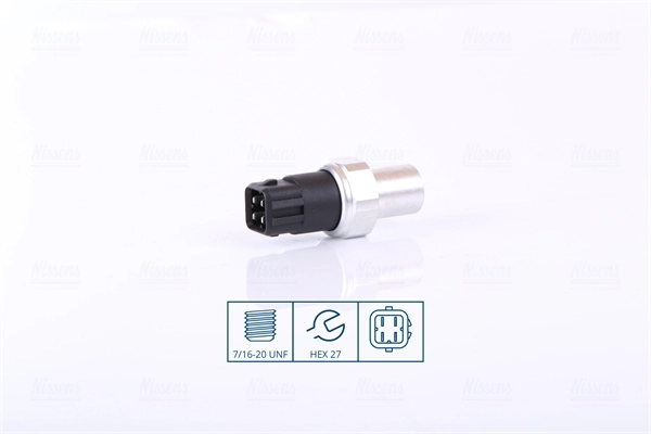 Sensor de pressão absoluta de aparelho de ar condicionado Volkswagen Jetta II 19E, 1G2, 165, 167