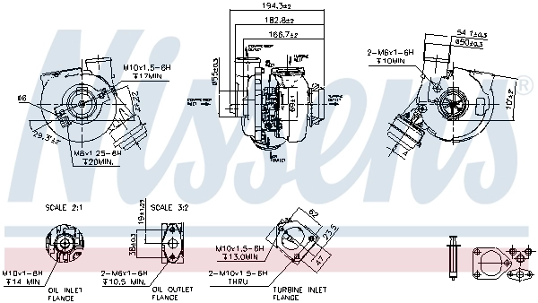 Turbina Nissens 93249