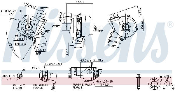 Turbina Nissens 93089