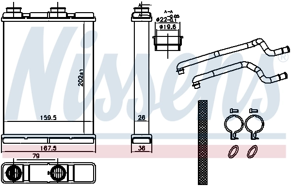 Compre Radiador de forno (de aquecedor) Nissan Qashqai 2