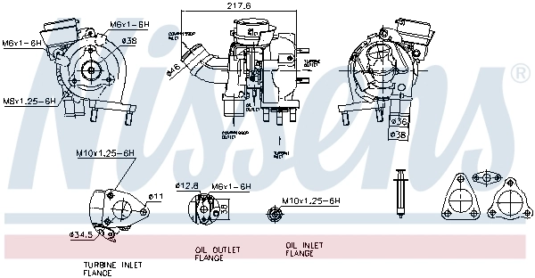 Turbina 93083 Nissens