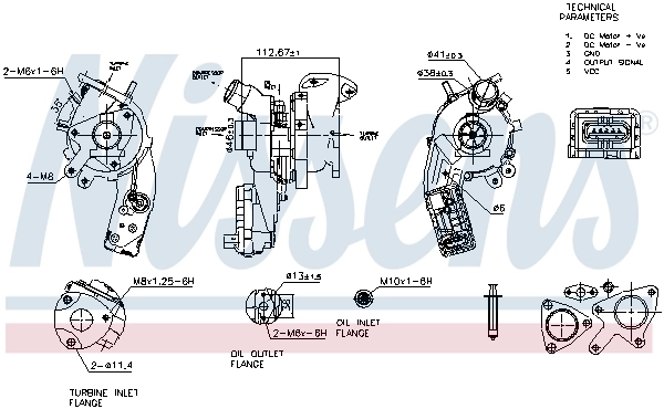 Turbina Nissens 93496