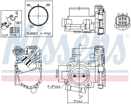 Compre Válvula de borboleta montada Opel Meriva 