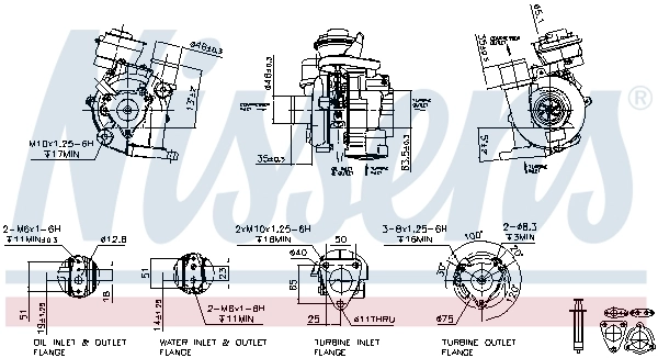 Turbina Nissens 93217