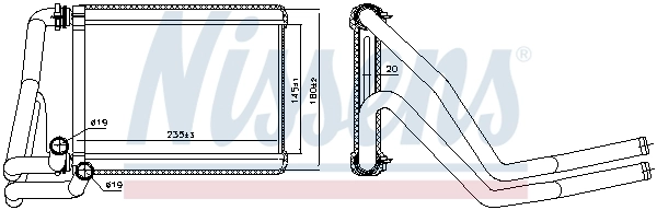 Compre Radiador de forno (de aquecedor) Hyundai Ix35 