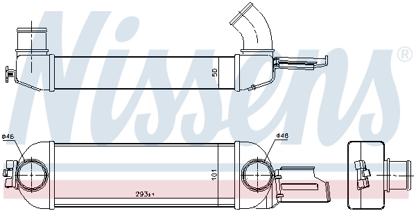 Radiador de intercooler Nissens 96179