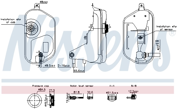 Compre C2Z32636 Jaguar Tanque de expansão do sistema de esfriamento