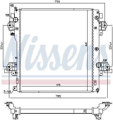  Radiador de esfriamento de motor Toyota Land Cruiser PRADO SUV (J150) (2009 - 2026) PRADO