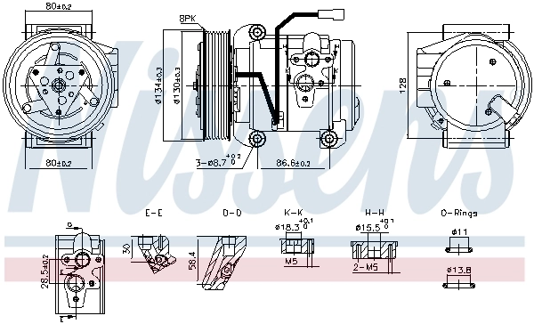 Compressor de aparelho de ar condicionado Mercedes Benz Truck TRUCK ATEGO III 967 ao melhor preço