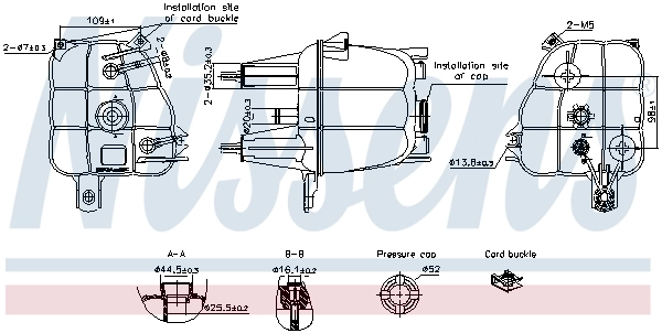 Tanque de expansão do sistema de esfriamento Alfa Romeo Giulietta preço, a partir de 31,85 USD