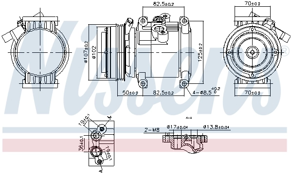 Compre Compressor de aparelho de ar condicionado Chevrolet Spark (Matiz) 