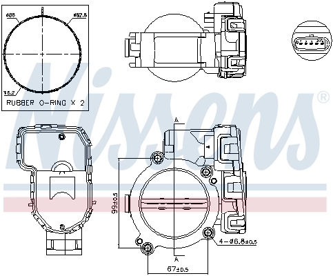 Compre A6510900470 VAG Válvula de borboleta montada