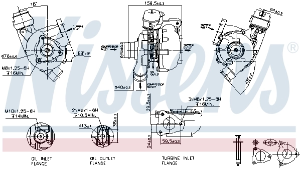 Turbina Nissens 93203