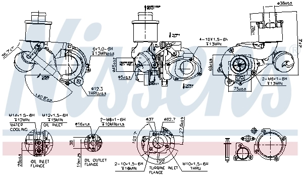 Turbina Nissens 93110