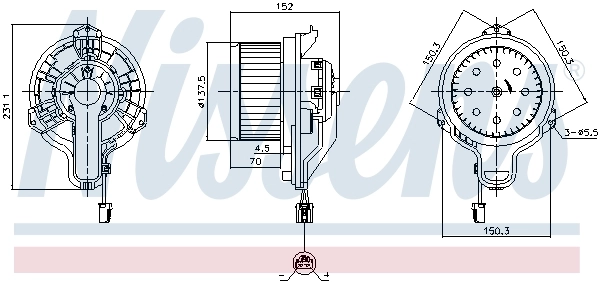 Compre Motor de ventilador de forno (de aquecedor de salão) Ford Focus 4