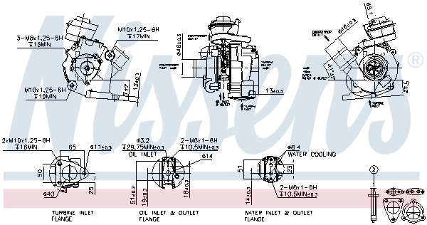 Turbina Nissens 93216