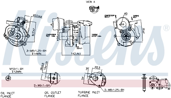 Turbina Nissens 93236