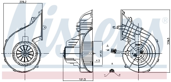 Compre 87751 Nissens Motor de ventilador de forno (de aquecedor de salão)