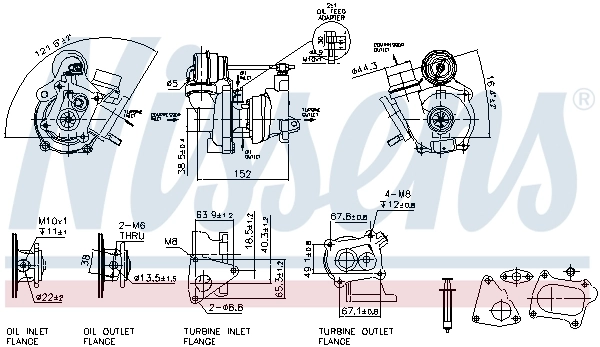 Turbina Nissens 93078