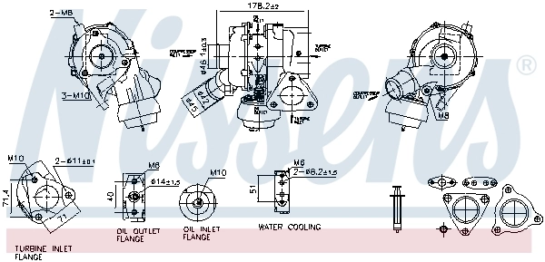  Turbina Mitsubishi Pajero SPORT II SUV (KH) (2008 - 2014) SPORT II