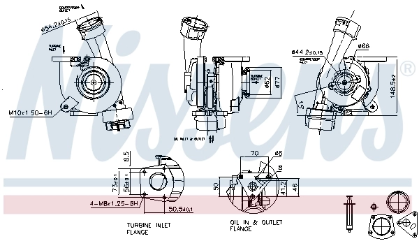 Turbina Nissens 93118