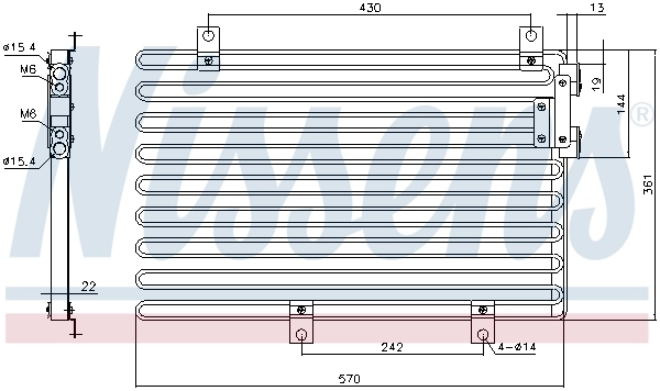 Compre Radiador de aparelho de ar condicionado Alfa Romeo 146 