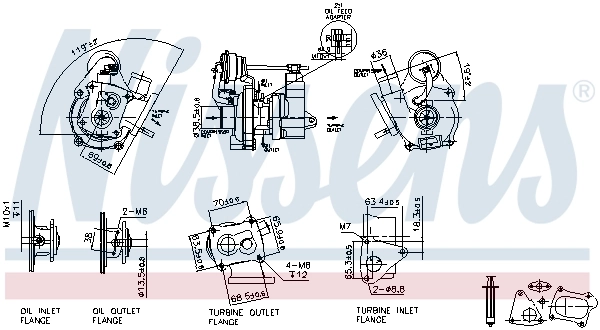 Turbina Nissens 93087