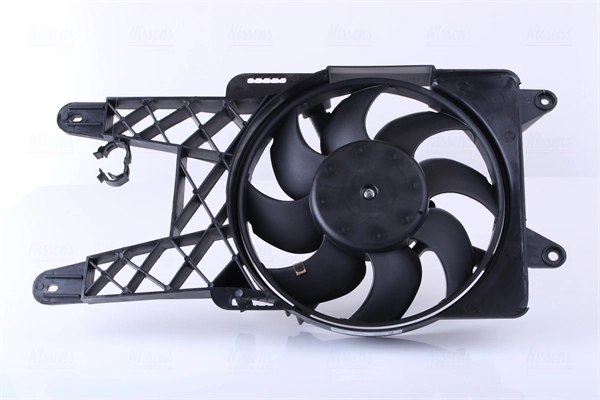 85138 Nissens Difusor do radiador de esfriamento, montado com motor e roda de aletas