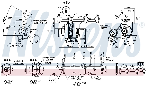 Turbina Mahle Original 030TC15387000 preço, a partir de 661,16 USD