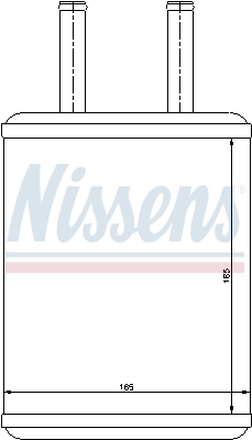 Radiador de forno (de aquecedor) Nissens 77503