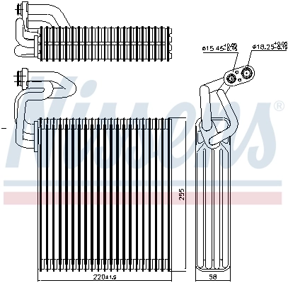 Vaporizador de aparelho de ar condicionado Honda Civic 7 EU, EP, EV