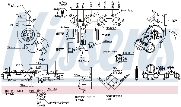 Turbina Nissens 93253