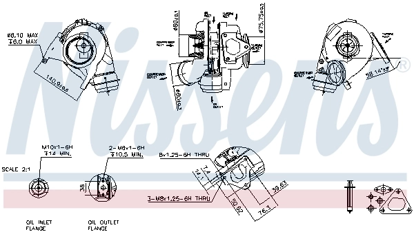 Turbina Nissens 93051