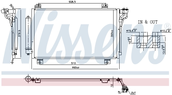 GEG161480 Mazda Radiador de aparelho de ar condicionado