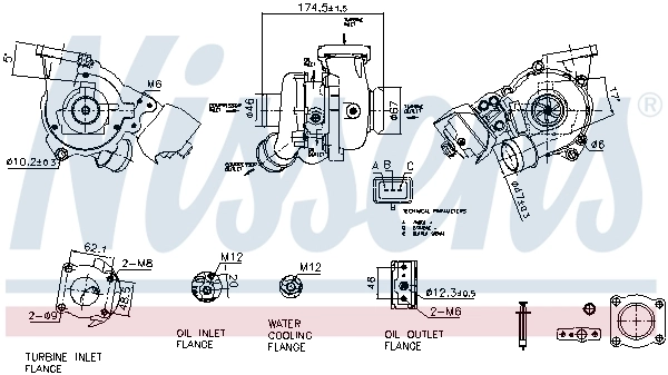 Turbina Nissens 93428