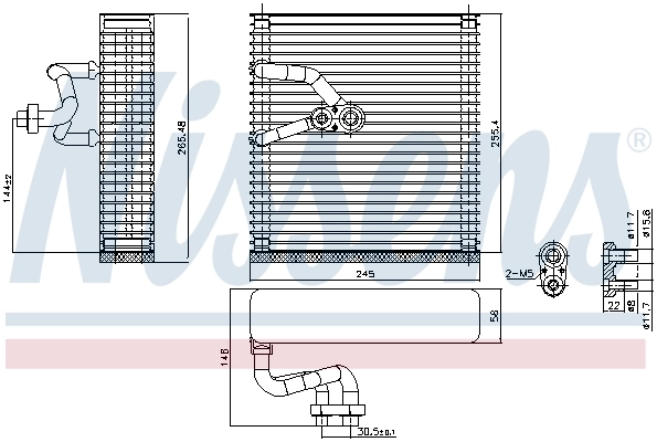 1563727 General Motors Vaporizador de aparelho de ar condicionado