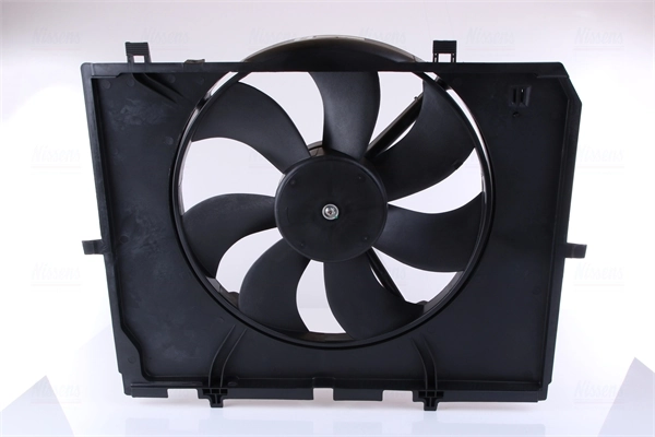 85654 Nissens Difusor do radiador de esfriamento, montado com motor e roda de aletas