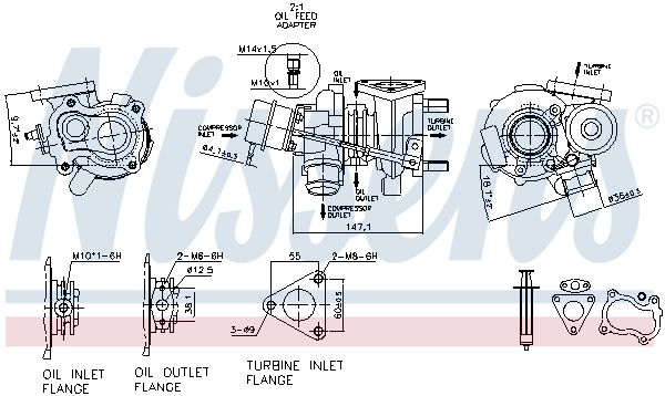 Turbina Nissens 93219