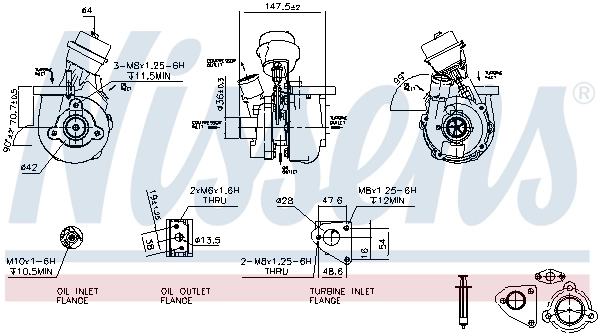54357100513 Borg-Warner Turbina
